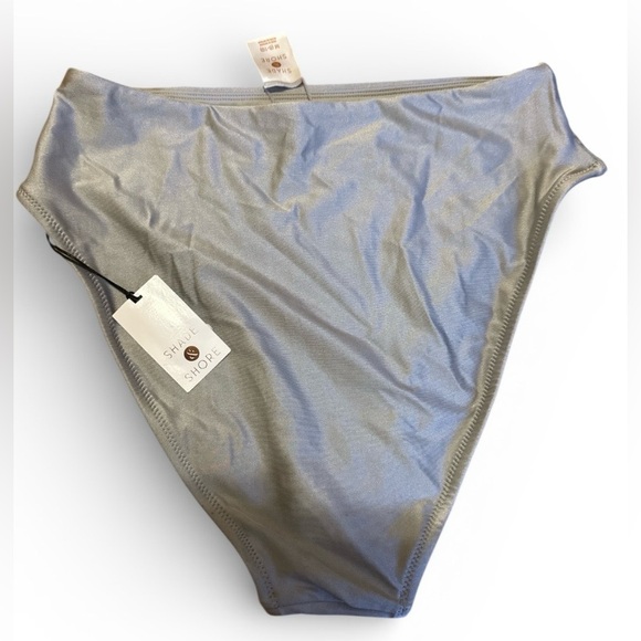 NWT Shade and Shore Women's High-Waisted Gray Briefs - Picture 5 of 6